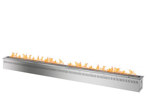 72" Remote Controlled Smart Burner - Stainless Silver